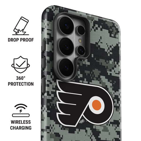 NHL Philadelphia Flyers Camo Galaxy S26 Ultra Impact Case