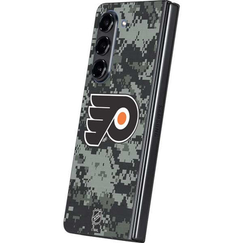 NHL Philadelphia Flyers Camo Galaxy Z Fold5 5G Skin