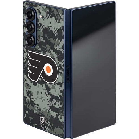 NHL Philadelphia Flyers Camo Galaxy Z Fold6 Skin