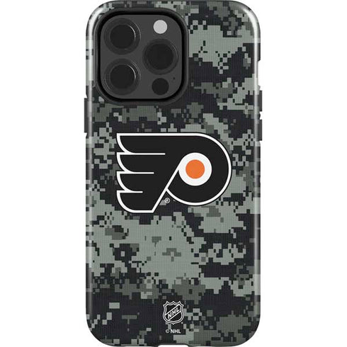 NHL Philadelphia Flyers Camo iPhone 15 Pro Impact Case
