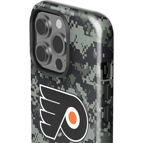 NHL Philadelphia Flyers Camo iPhone 15 Pro Impact Case