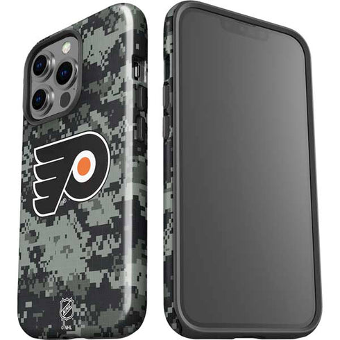 NHL Philadelphia Flyers Camo iPhone 15 Pro Impact Case