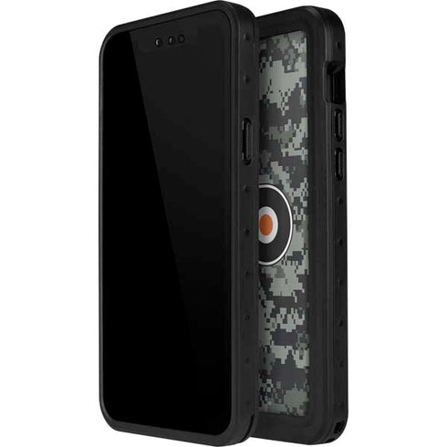 NHL Philadelphia Flyers Camo iPhone 15 Pro Waterproof Case