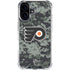 NHL Philadelphia Flyers Camo iPhone 16 Clear Case