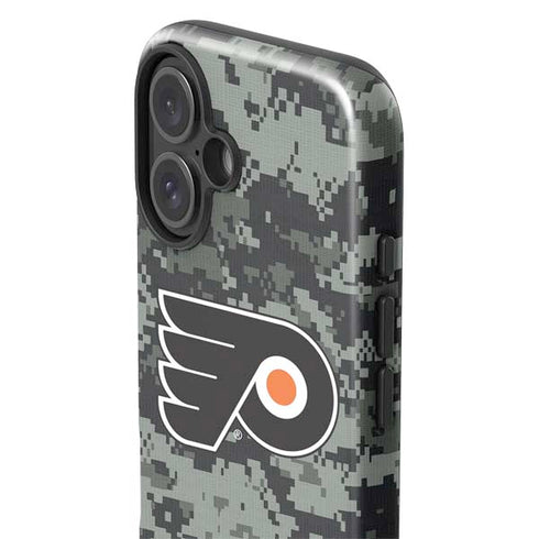 NHL Philadelphia Flyers Camo iPhone 16 Impact Case