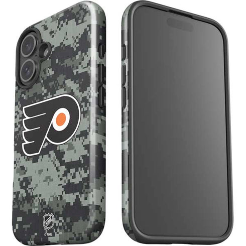 NHL Philadelphia Flyers Camo iPhone 16 Impact Case