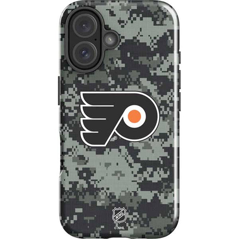 NHL Philadelphia Flyers Camo iPhone 16 Plus Impact Case
