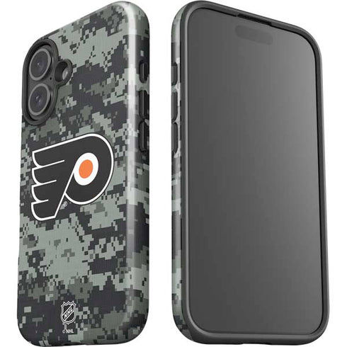 NHL Philadelphia Flyers Camo iPhone 16 Plus Impact Case