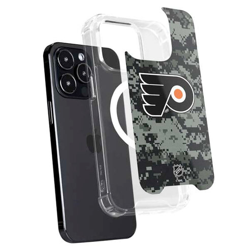 NHL Philadelphia Flyers Camo iPhone 16 Pro MagSafe Case