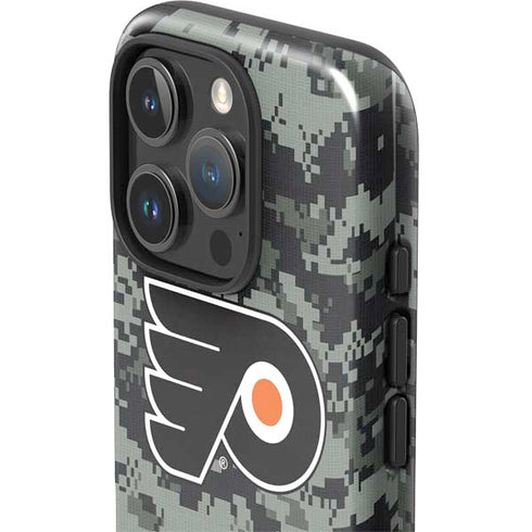 NHL Philadelphia Flyers Camo iPhone 16 Pro Max Impact Case