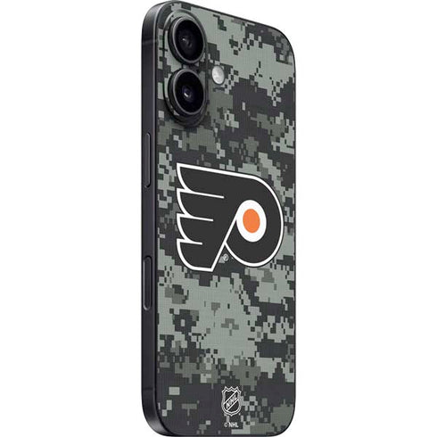 NHL Philadelphia Flyers Camo iPhone 16 Skin