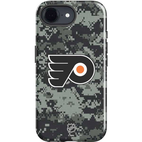 NHL Philadelphia Flyers Camo iPhone 16e Impact Case