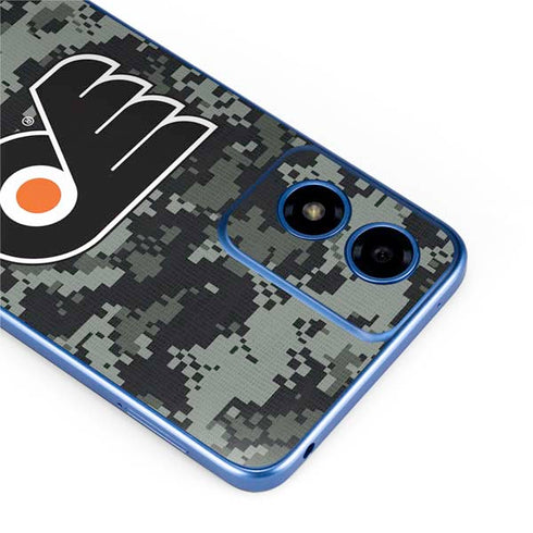 NHL Philadelphia Flyers Camo Moto G Play 4G (2024) Skin