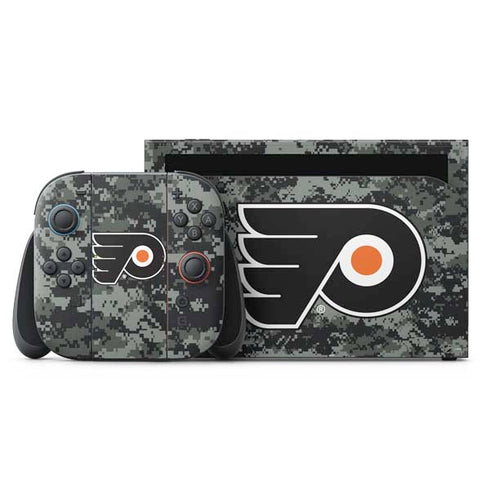 NHL Philadelphia Flyers Camo Nintendo Switch 2 (2025) with Joy-Con Skin
