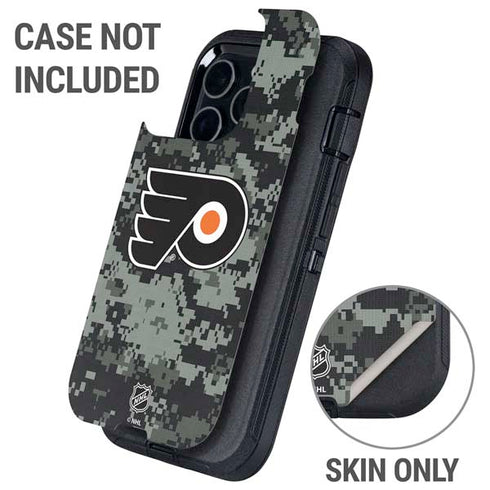 NHL Philadelphia Flyers Camo Otterbox Defender iPhone Skin