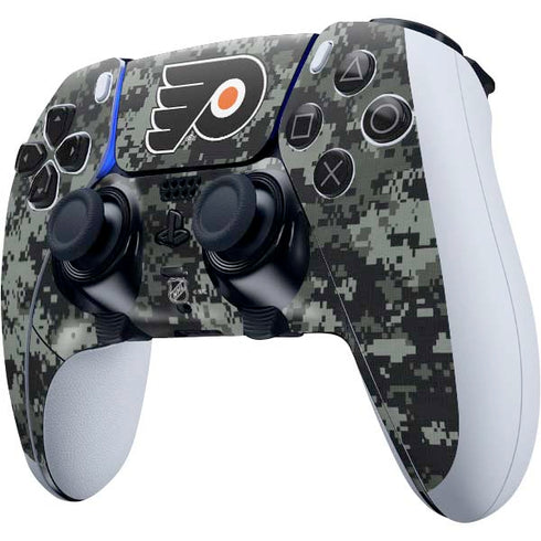 NHL Philadelphia Flyers Camo PS5 DualSense Edge Pro Controller Skin