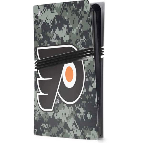 NHL Philadelphia Flyers Camo PS5 Pro Console Skin