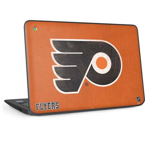 NHL Philadelphia Flyers Distressed HP Chromebook Skin