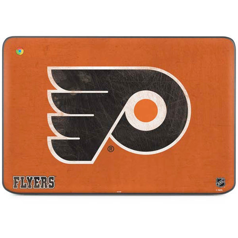 NHL Philadelphia Flyers Distressed HP Chromebook Skin