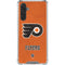 NHL Philadelphia Flyers Distressed Galaxy A17 Clear Case