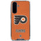 NHL Philadelphia Flyers Distressed Galaxy A36 5G Clear Case