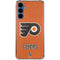 NHL Philadelphia Flyers Distressed Galaxy A55 5G Clear Case
