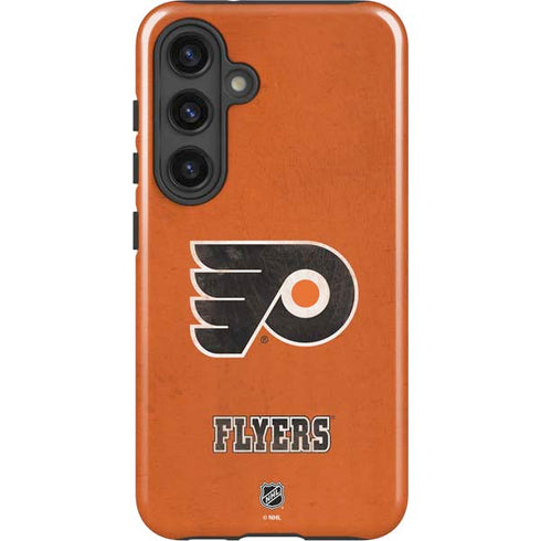 NHL Philadelphia Flyers Distressed Galaxy S25 Impact Case