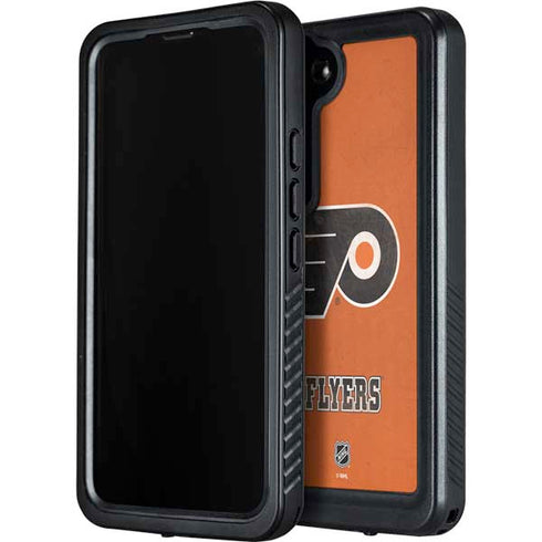 NHL Philadelphia Flyers Distressed Galaxy S24 Plus Waterproof Case