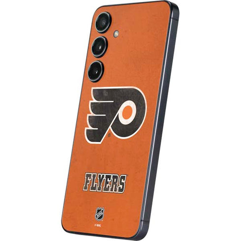 NHL Philadelphia Flyers Distressed Galaxy S25 Skin