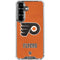 NHL Philadelphia Flyers Distressed Galaxy S26 Clear Case