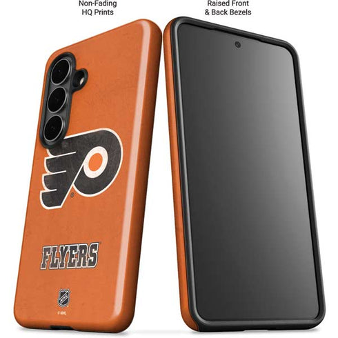 NHL Philadelphia Flyers Distressed Galaxy S26 Impact Case