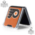 NHL Philadelphia Flyers Distressed Galaxy Z Flip6 Clear Case