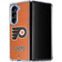 NHL Philadelphia Flyers Distressed Galaxy Z Fold5 5G Clear Case
