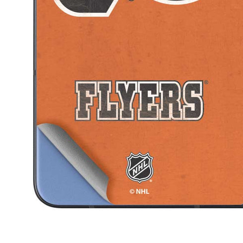 NHL Philadelphia Flyers Distressed Galaxy Z Fold5 5G Skin