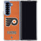 NHL Philadelphia Flyers Distressed Galaxy Z Fold6 Clear Case