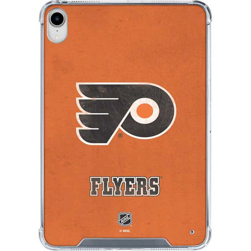 NHL Philadelphia Flyers Distressed iPad 11th Gen (2025) Clear Case
