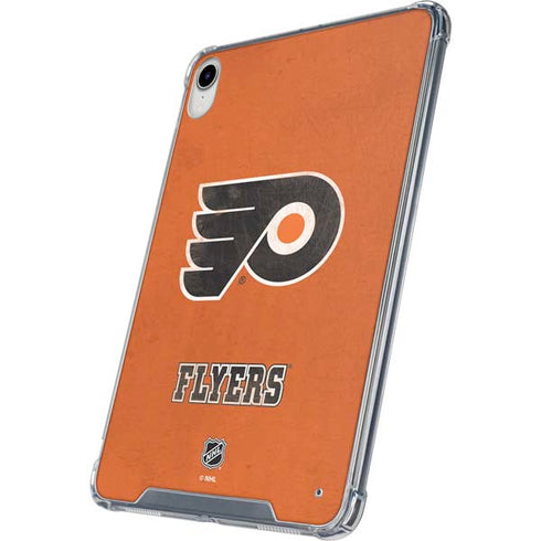 NHL Philadelphia Flyers Distressed iPad 11th Gen (2025) Clear Case