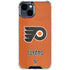 NHL Philadelphia Flyers Distressed iPhone 15 Clear Case