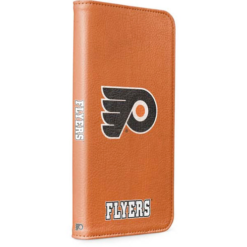 NHL Philadelphia Flyers Distressed iPhone 15 Plus Folio Case