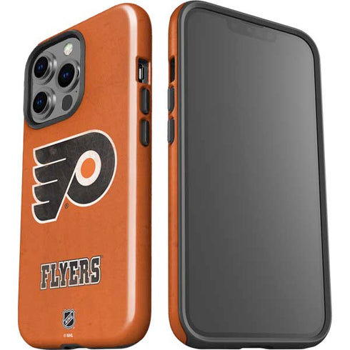 NHL Philadelphia Flyers Distressed iPhone 15 Pro Impact Case