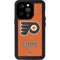 NHL Philadelphia Flyers Distressed iPhone 15 Pro Waterproof Case