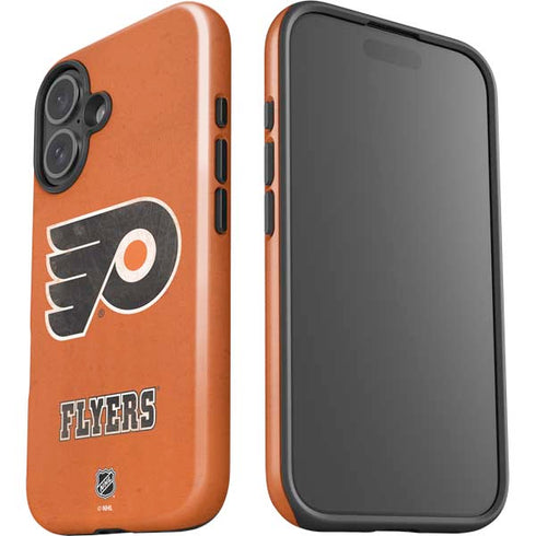 NHL Philadelphia Flyers Distressed iPhone 16 Impact Case
