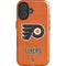 NHL Philadelphia Flyers Distressed iPhone 16 Magsafe Impact Case