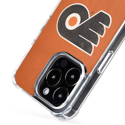 NHL Philadelphia Flyers Distressed iPhone 16 Pro MagSafe Case