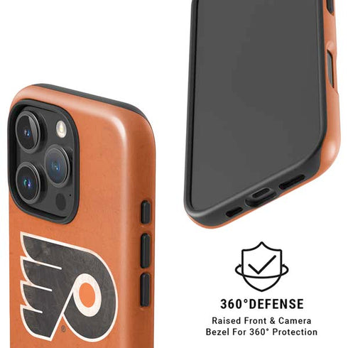 NHL Philadelphia Flyers Distressed iPhone 16 Pro Magsafe Impact Case