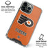 NHL Philadelphia Flyers Distressed iPhone 16 Pro Max Clear Case