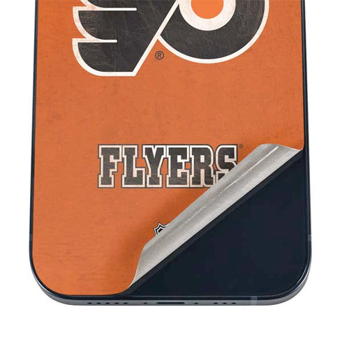 NHL Philadelphia Flyers Distressed iPhone 16 Skin