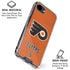 NHL Philadelphia Flyers Distressed iPhone 16e Clear Case
