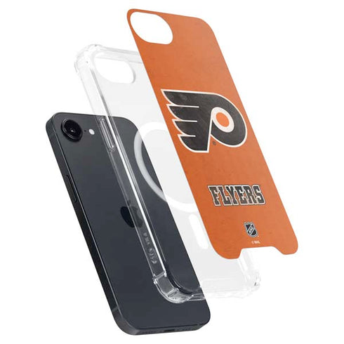 NHL Philadelphia Flyers Distressed iPhone 16e MagSafe Case