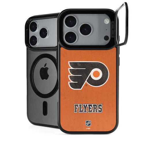 NHL Philadelphia Flyers Distressed iPhone 18 Pro Kickstand Case